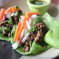 Chinese Spicy Beef Lettuce Wraps image