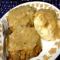 Turkey And Dressing Patties With Gravy For 2_image