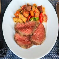 Salt-Packed Cold Roast Beef With Bread-Crumb Salsa_image