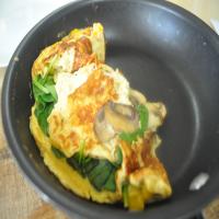 German Spinach Omelet image