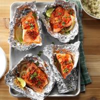 Asian-Style Salmon Packets image