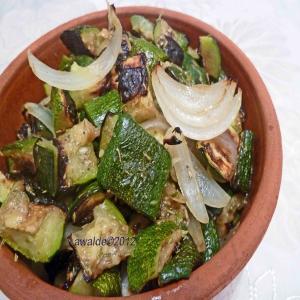roasted zucchini with thyme_image