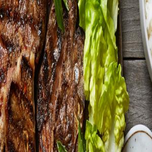 Grilled Sichuan Cumin Lamb Chops with Quick Pickled Cucumbers image