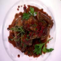 Butterflied Squab with Piquillo Pepper Sauce image