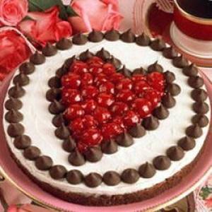 Covered with Kisses Chocolate-Cherry Torte image