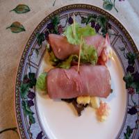 Cobb Salad Ham Roll-ups image