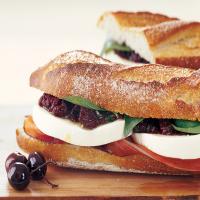 Mozzarella and Prosciutto Sandwiches with Tapenade image