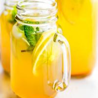 Turmeric Ginger Lemonade with Mint_image