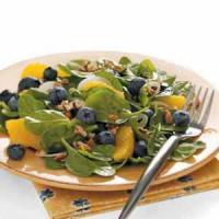 Spinach Salad with Curry Dressing_image