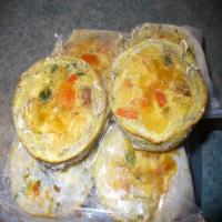 Pre Made Breakfast Quiches (Veg or Meat) Wheat Free, Dairy Free image