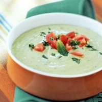 Chilled Avocado and Mint Soup_image