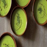 Creamy Cauliflower Soup with Greens image