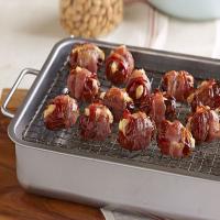 Bacon-Wrapped Almond-Stuffed Dates image