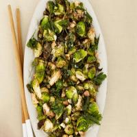 Fried Brussels Sprouts with Walnuts and Capers image