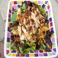 Asian Chicken Salad With Glazed Pecans image