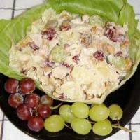 Chicken Pasta Salad with Cashews and Dried Cranberries_image