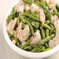 Asparagus and Shrimp Salad with Lemon Dill Vinaigrette_image