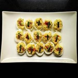 Deviled Eggs with Dill and Prosciutto image