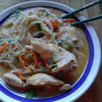 Red Coconut Curry Noodles_image