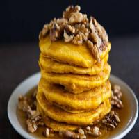 Pumpkin Bourbon Pancakes image