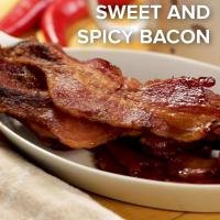 Sweet & Spicy Bacon Recipe by Tasty image