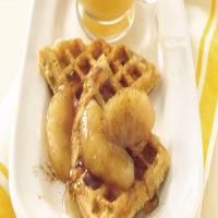Cinnamon-Cornbread Waffles with Apple-Cinnamon Syrup_image