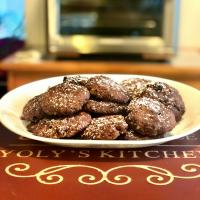 Air Fryer Triple-Chocolate Oatmeal Cookies image