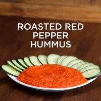 Easy Roasted Red Pepper Hummus Recipe by Tasty_image
