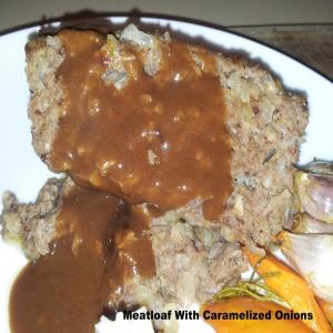 Meatloaf With Caramelized Onions_image