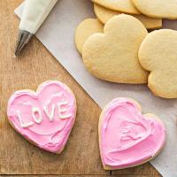 Valentine Conversation Heart Cookies image