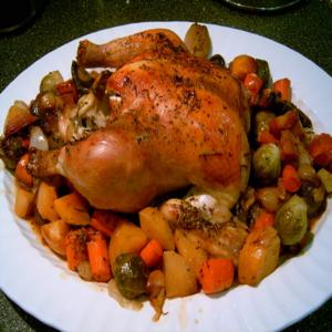 Roasted Chicken and Root Veggies_image