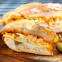 Chicken Muffuletta with Spicy Olive Relish Mayonnaise_image