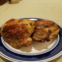 Grilled Chicken Thighs and Marinade_image