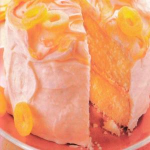 Sour Peach Frosted Peach Cake_image