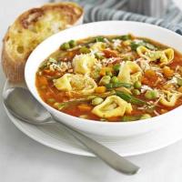 Hearty pasta soup image