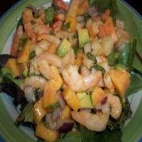Caribbean Shrimp and Nectarine Salad_image