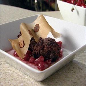 Cherry Chocolate Beignets with Vanilla Stewed Cherries_image