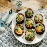 Carrot Hash with Eggs and Pesto_image
