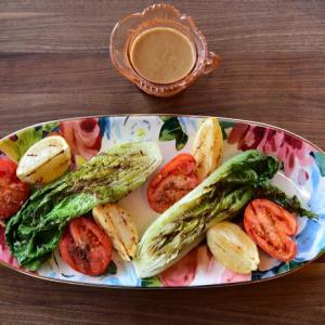 Grilled Tomato and Caesar Salad image