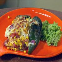 Charred Chili Relleno with Green Rice image