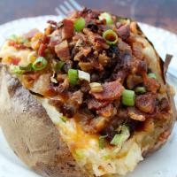 Bacon Cheese Burger Twice-Baked Idaho® Potatoes_image