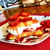 Strawberry Crescent Roll Shortcake image