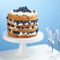 Billie's Italian Cream Cake with Blueberries image