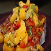 Red Snapper With Mango Salsa_image