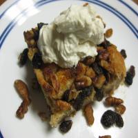 Bread Pudding With Chantilly Cream image