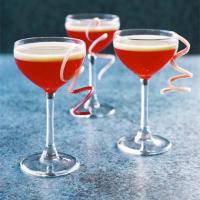 Rhubarb & custard cocktail image