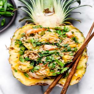 Pineapple Shrimp Fried Rice - Skinnytaste_image