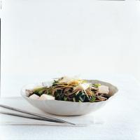 Chilled Soba with Tofu and Sugar Snap Peas image