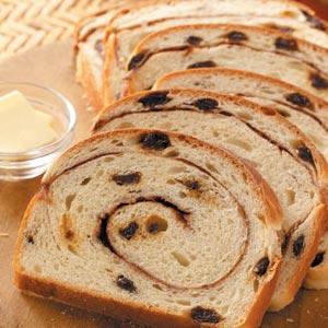 Swirled Cinnamon Raisin Bread_image