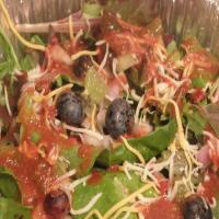Arugula Salad With Berry Dressing_image